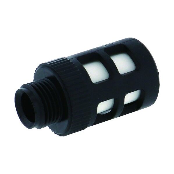 日本ピスコ サイレンサ(空気用・管用テーパネジ用) 全長:28.2mm SR01 1個...
