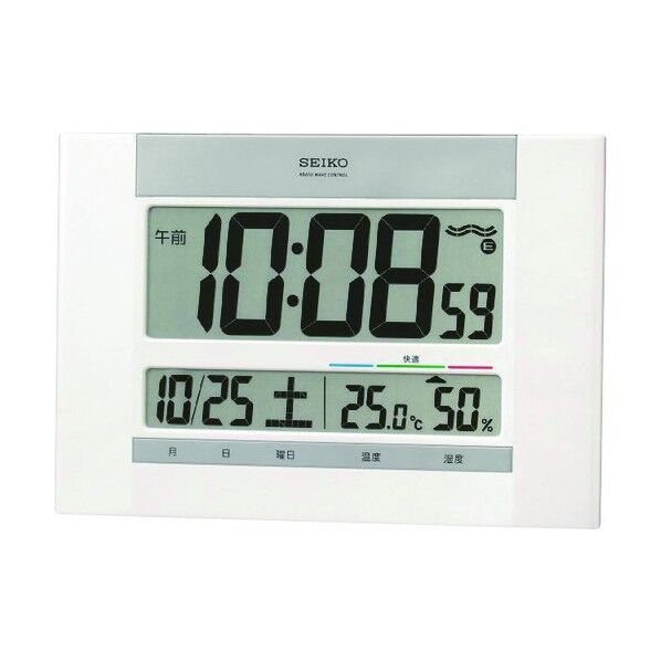 快適度表示付き電波時計 289 x 196 x 42 mm 612 g SQ429W