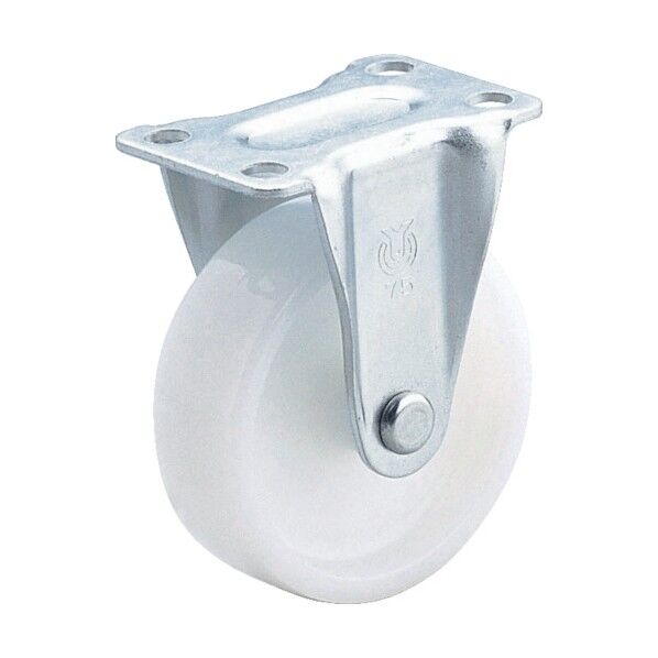 プレート式キャスター Sシリーズ (ナイロン車) 固定