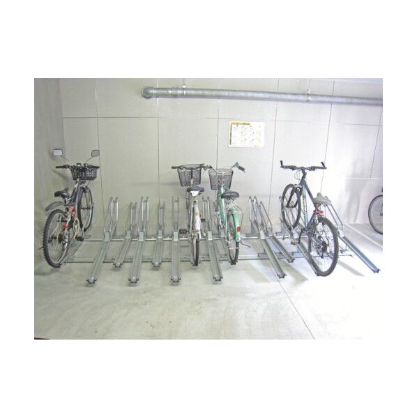 自転車ラック スライドラック 連結型 6台用 SR-CR6N 1点