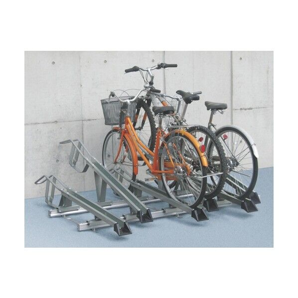 自転車ラック スライドラック 連結型 6台用 SR-FR6N 1点