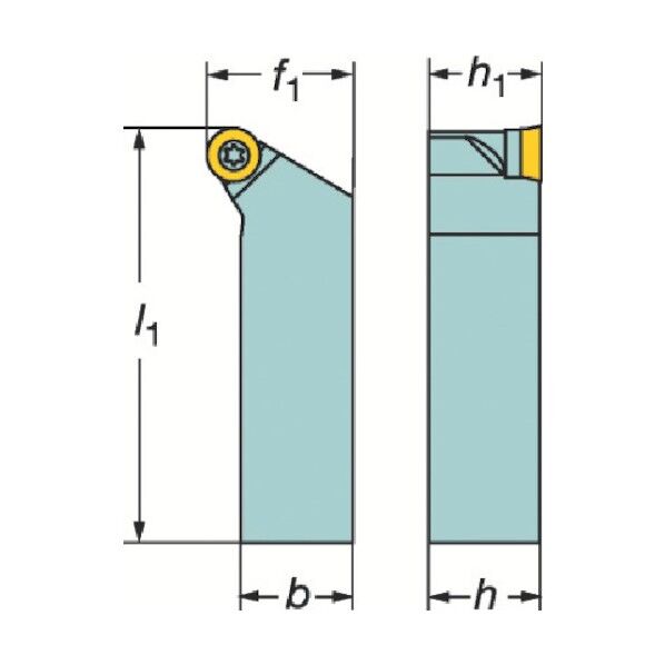 コロターン107 ポジチップ用シャンクバイト SRSCR 1