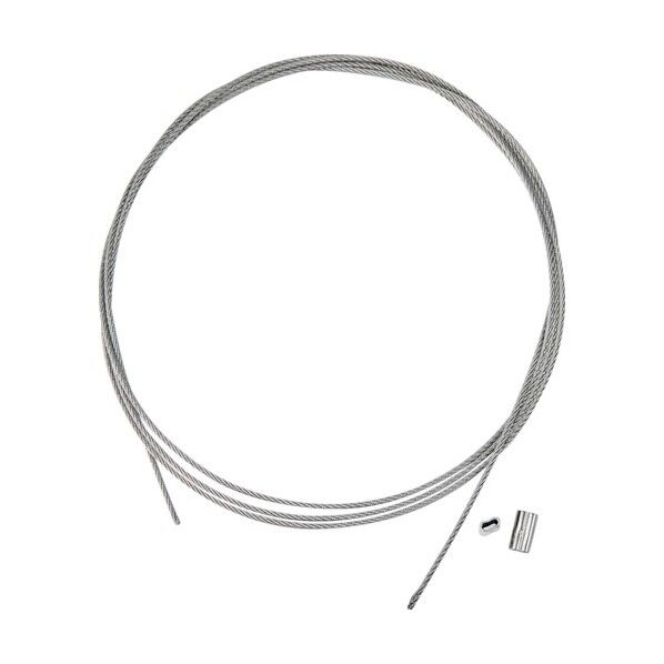 トラスコ ステンレスワイヤカットロープ+スリーブ付 1.0パイΦ×1000mm(ステンレススリーブ2個付 ) SRCWS1.0X1M 1点...