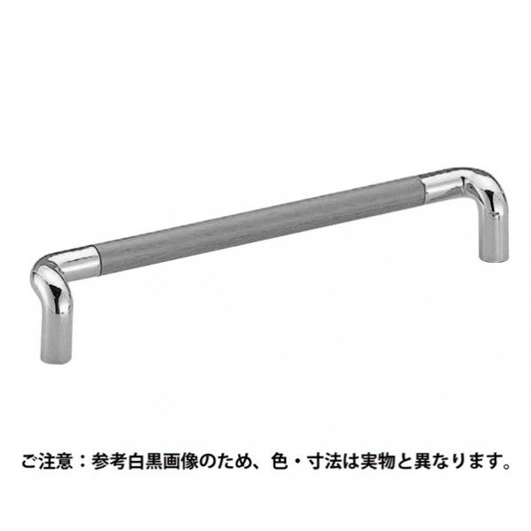 木目アローハンドルL型 Lオーク/クローム 300 HC-26 1本