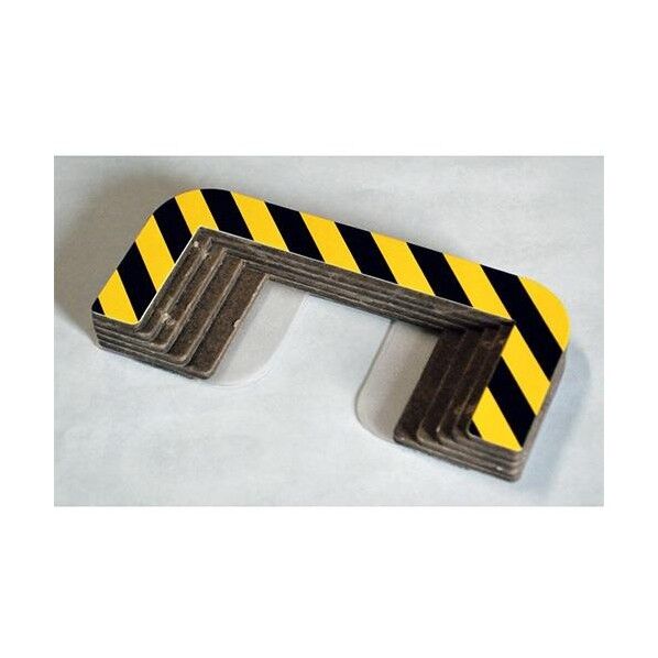 100mm 台車用ストッパー(耐水/黄・黒/2個)