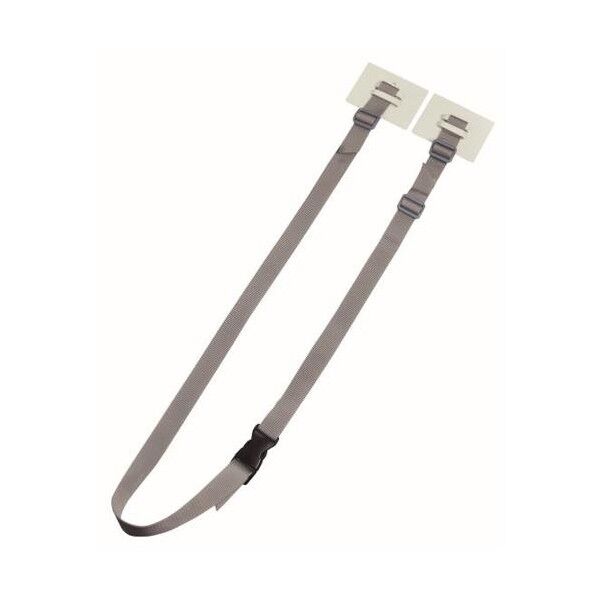 90x70mm 転倒防止プレート(ラック用/バックル付/2個