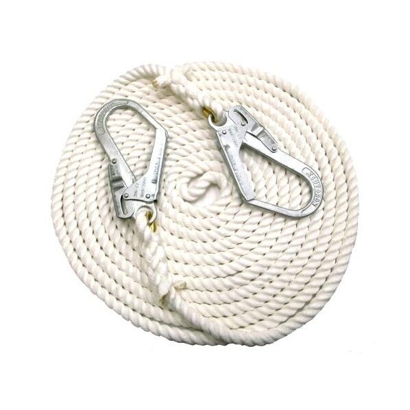 16mmx10m 荷揚げ用ロープ(クレモナ・フック付) EA981MA-10 1本