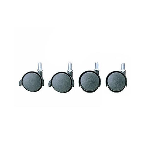 φ25mm用 メタルラックキャスター(4個) EA976AJ-136 1SET