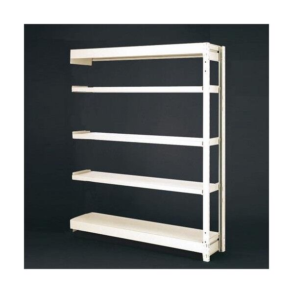 エスコ(esco) 895x620x1800mm/200kg/4段 スチール棚(連結用 EA976AD-90DC 1台