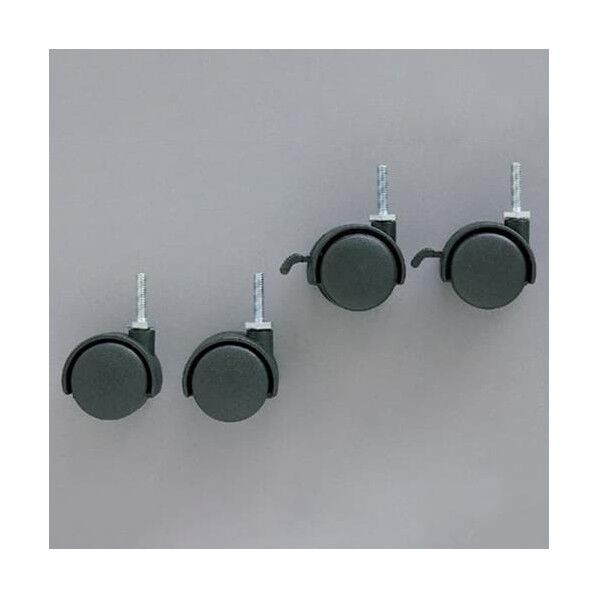 φ19mm用 メタルラックミニ用キャスター(4個) EA976AK-93 1SET