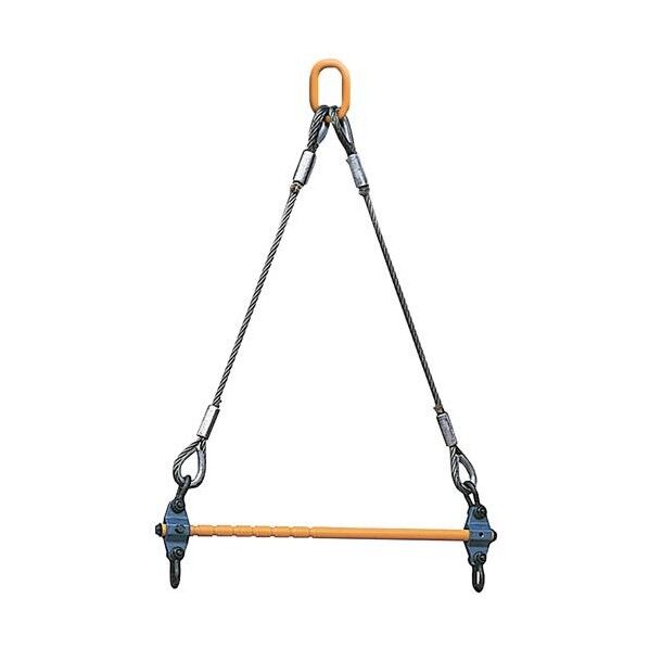 2.0ton 長尺用天秤(ワイヤーロープ･リング付)