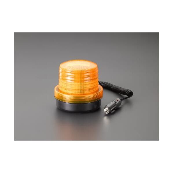 [DC12V･24V] LED回転灯(マグネット付/黄色) EA983FS-800 1
