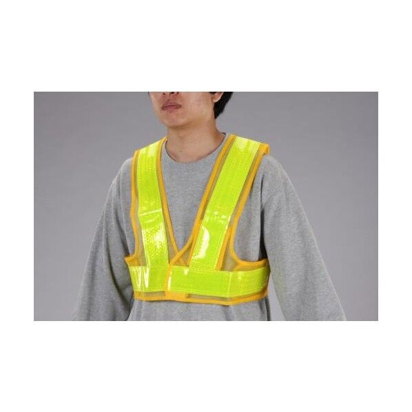 LED安全ベスト(黄/黄)