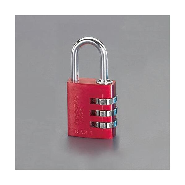 エスコ ダイアル錠(レッド) 30mm EA983S-101 1...