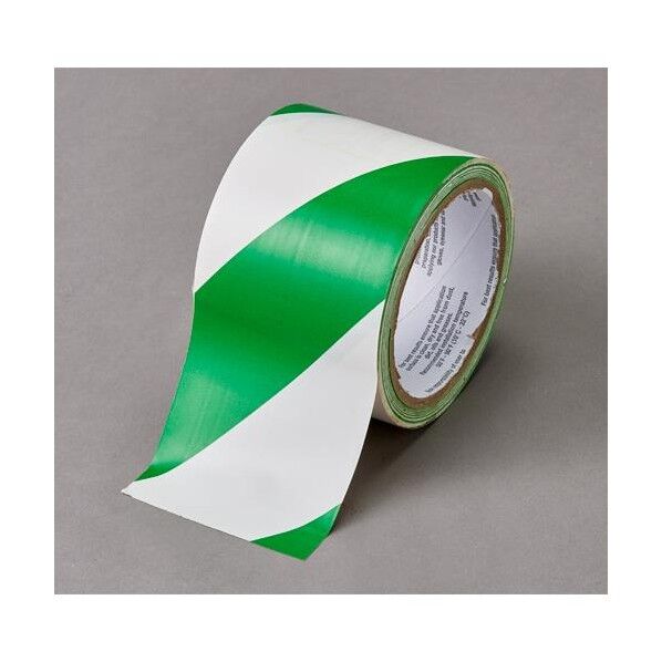 ※法人専用品※エスコ 危険警告テープ(緑/白) 100mmx16.2m EA983G-68A 1巻