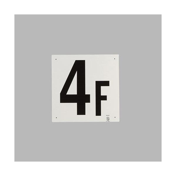 300x300mm 階数表示板(4F)