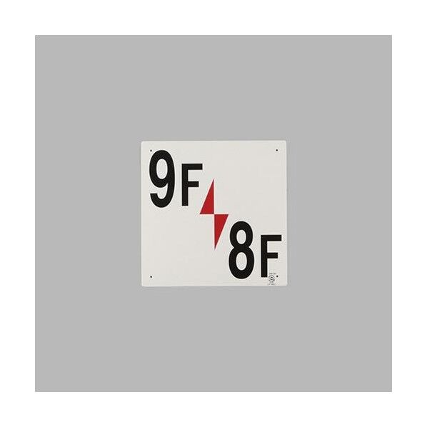 300x300mm 階数表示板(9F/8F)
