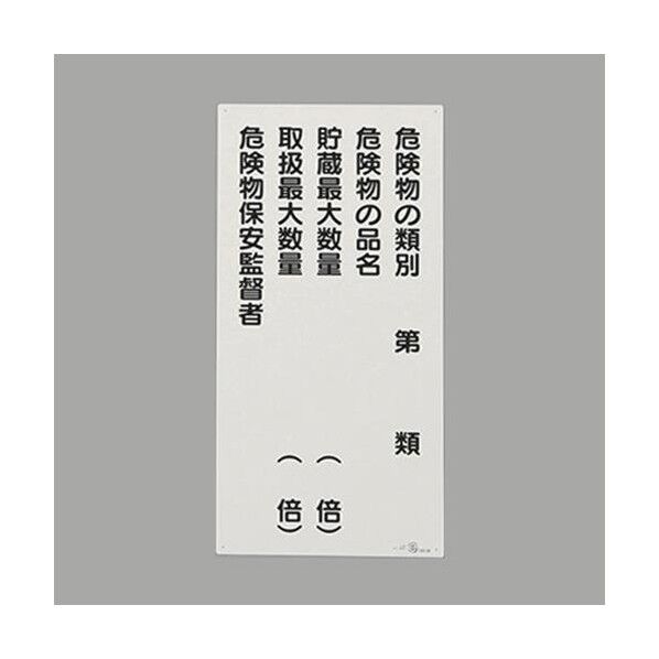 600x300mm 危険物標識(鉄板/危険物種別~)