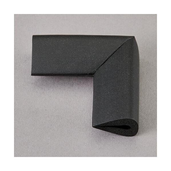 ※法人専用品※エスコ 50x50x 15mm コーナーガード(はさみ型/黒/2個) EA983FE-387 1袋