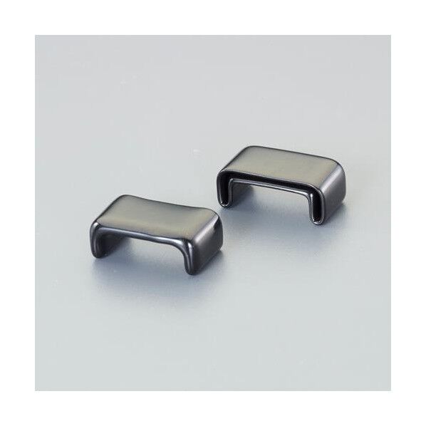 22.2x 7 x1.6mm チャンネル型保護キャップ(黒/2個) EA983FP-112 1個