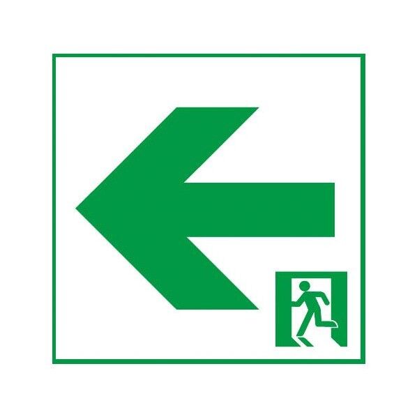 LED誘導灯用表示板(通路/左向矢印/C級)