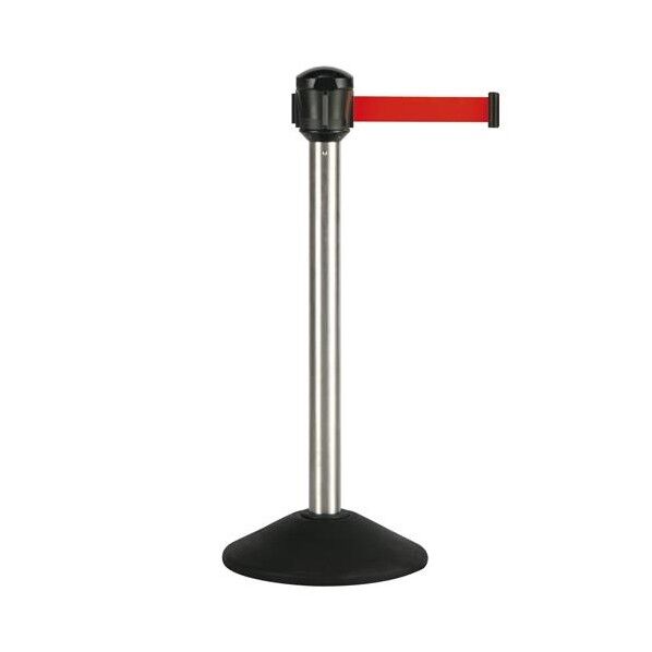 380x926mm ガイドポール(屋外対応/赤)