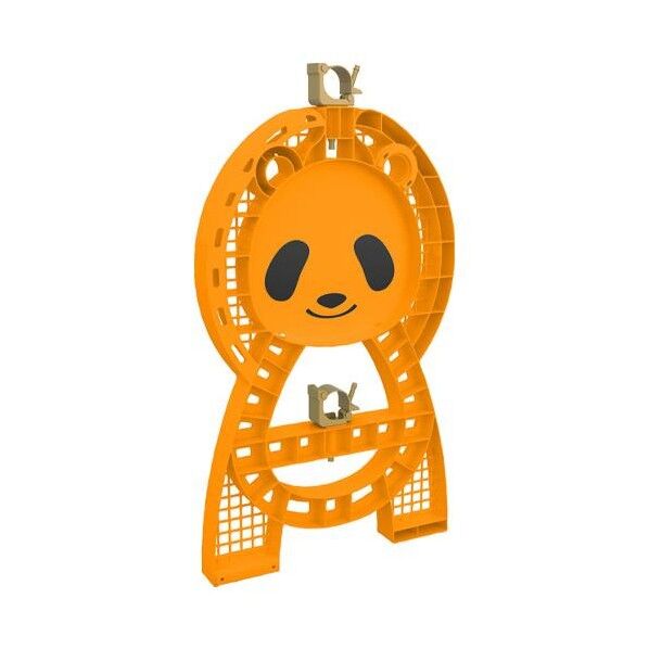 450x 67x810mm 単管バリケード(パンダ)