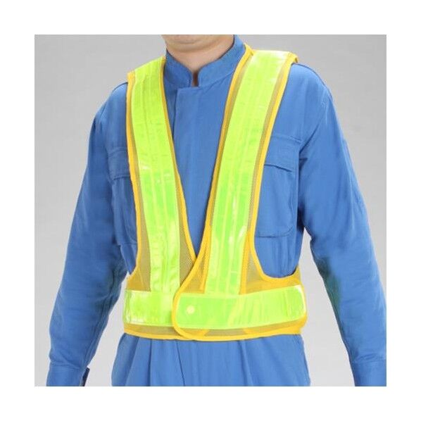 LED安全ベスト(黄・黄/赤白点滅)