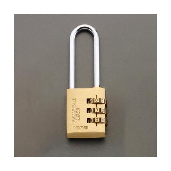 30mm ダイヤル錠(真鍮製/吊長)