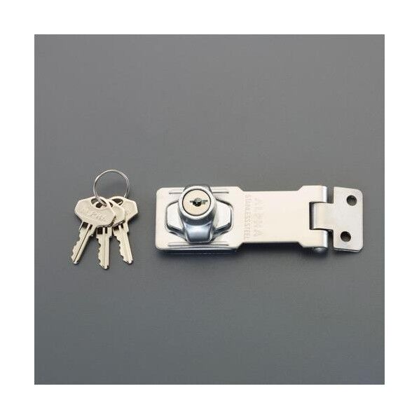 30x 60mm シリンダー掛金錠(亜鉛ダイカスト)