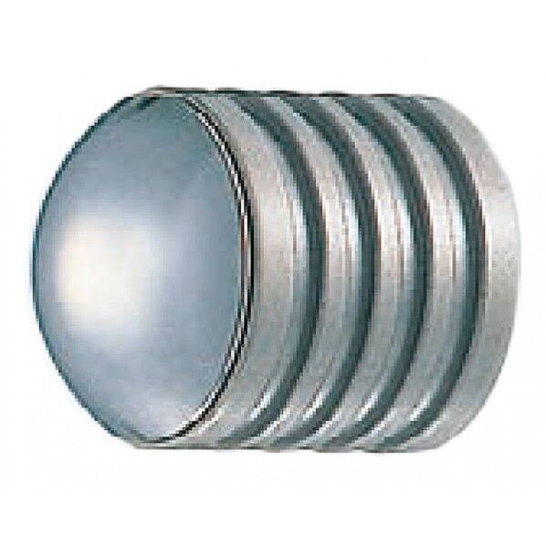 パイロットツマミ パールニッケル/クローム 20 KB-101 1個