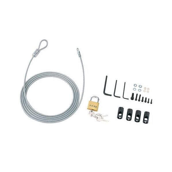 φ4.5mmx2.4m パソコンセキュリティワイヤー