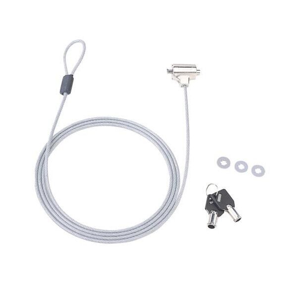 φ4.2mmx2m PCセキュリティワイヤーセット(簡易着脱式)