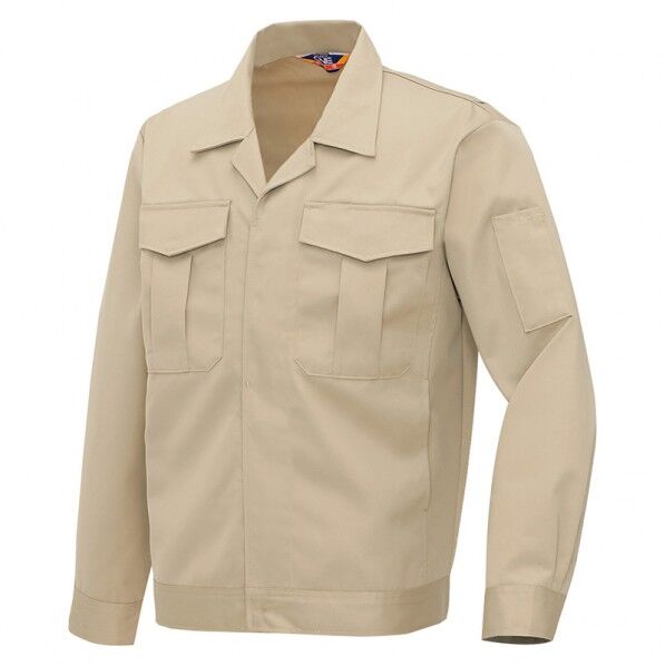 ベーシックワーク 長袖ジャンパーB型(男女兼用) 001アイボリー 5L 630 1点