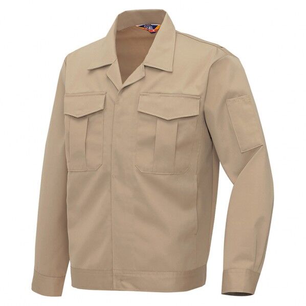 ベーシックワーク 長袖ジャンパーB型(男女兼用) 002ベージュ SS 630 1点