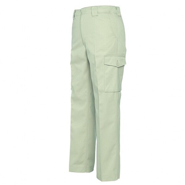 ベーシックワーク カーゴパンツ(ノータック)(厚地)(男女兼用) 015アースグリーン 79 624 1