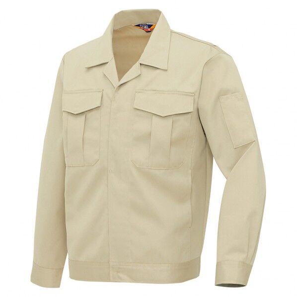 ベーシックワーク 長袖ジャンパーB型(男女兼用) 012ライトベージュ L 630 1点