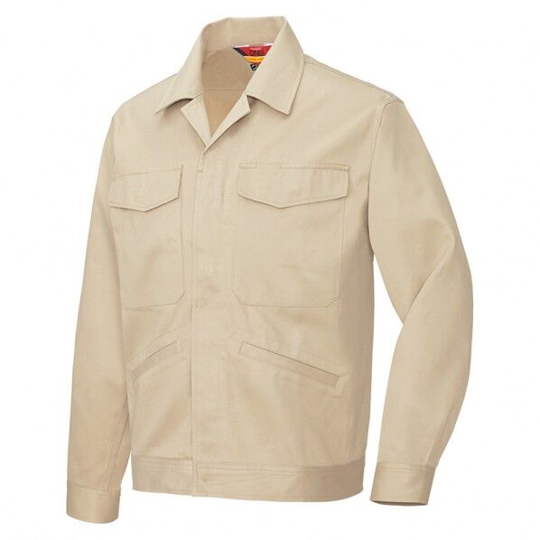 ベーシックワーク 6070長袖ジャンパー(男女兼用) 001アイボリー SS 660 1点