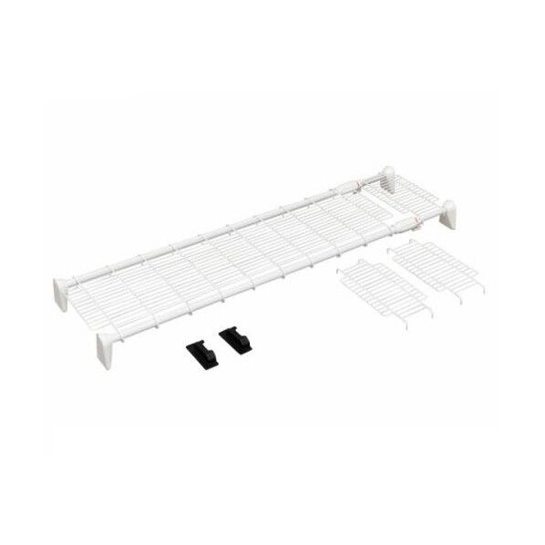 1100-1900x330mm 伸縮突っ張りメッシュ棚