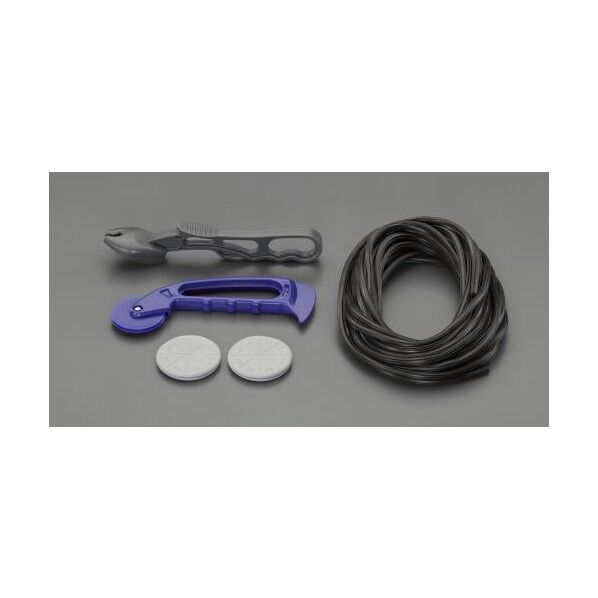 エスコ 網戸張替え用キット(ブロンズ) EA952AD-78 1...