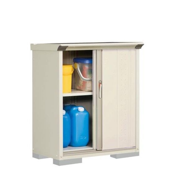 エスコ(esco) 920x530x1100mm 収納庫(ムーンホワイト) EA955CK-1A