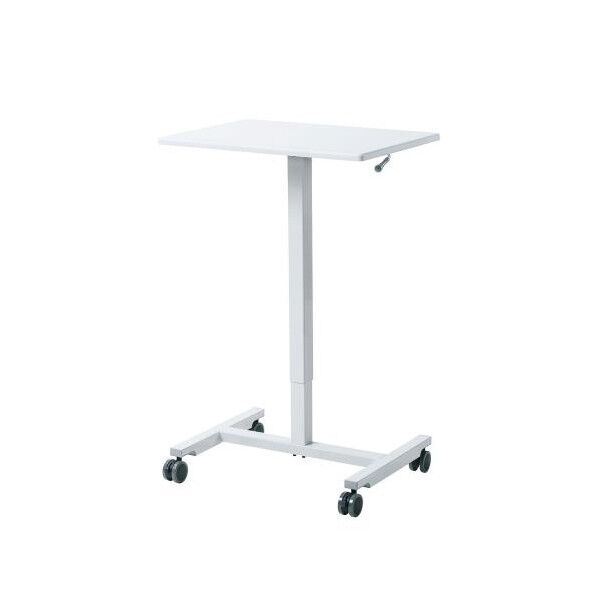 エスコ(esco) 620x435x765-1105mm 昇降デスク(ホワイト) EA954HC-548 1個