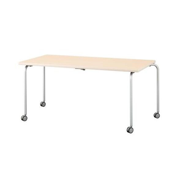 ※法人専用品※エスコ(esco) 1500x 750x730mm デスク(キャスター付) EA954HC-661 1個