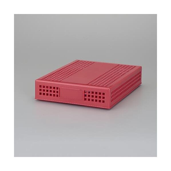 255x340x68mm シストレー・蓋付(赤) EA954TG-8 1個