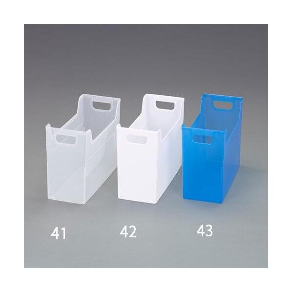 140x329x237mm ファイル収納ボックス(クリア) EA954TL-41 1個