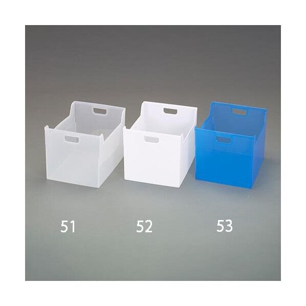 エスコ(esco) 263x329x237mm ファイル収納ボックス(クリア) EA954TL-51 1個