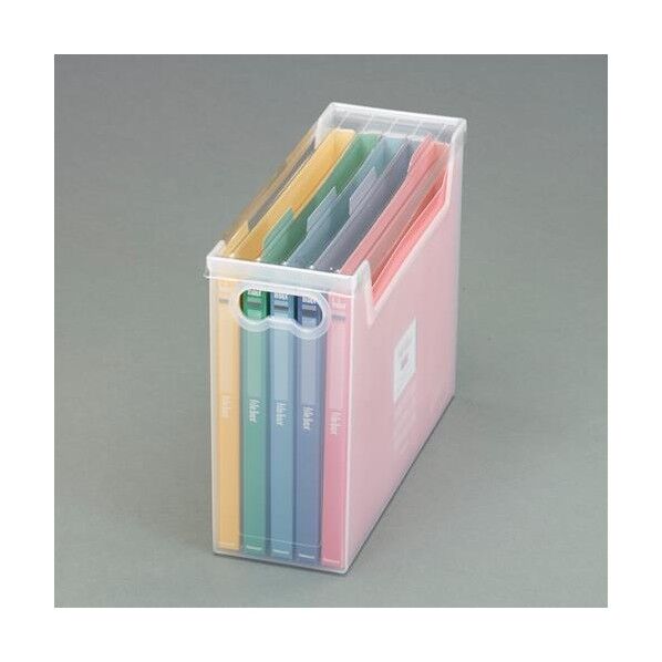 ※法人専用品※エスコ 327x120x237mm ファイルスタンド(ファイル5冊付) EA954TL-131 1冊