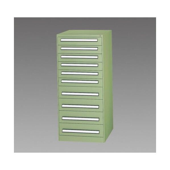 ※法人専用品※esco|エスコ 580x620x1300mm/10段 ツールキャビネット(軽量用) EA955A-11 1台