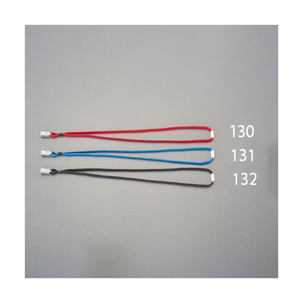 ※法人専用品※エスコ 名札用ストラップ 90cm 赤 EA956VA-130 1個