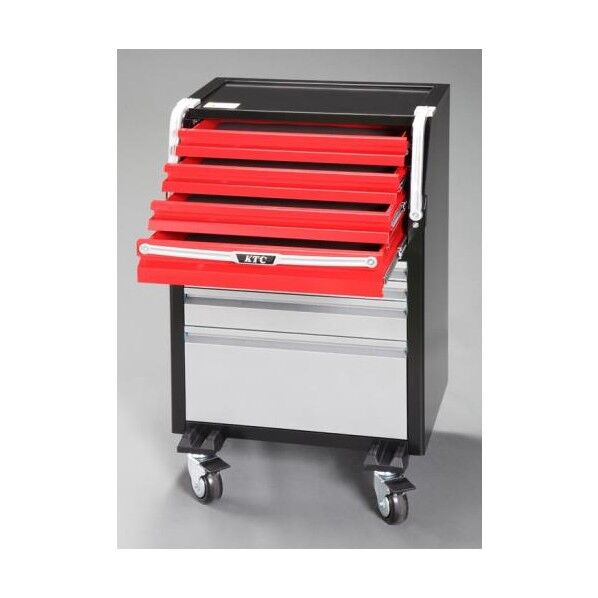 ※法人専用品※エスコ(esco) 740x540x1230mm/8段 ツールワゴン EA956AB-13 1台